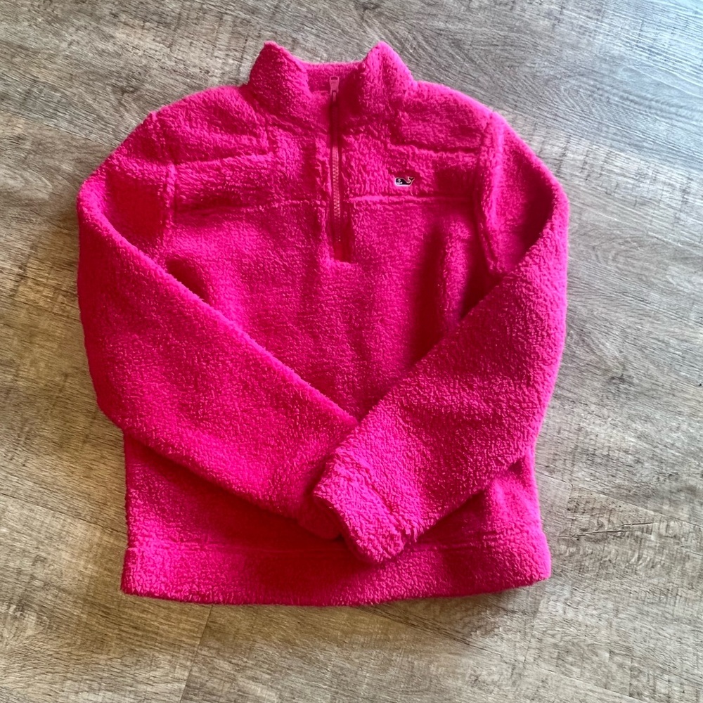 Vineyard Vines fluffy half zip